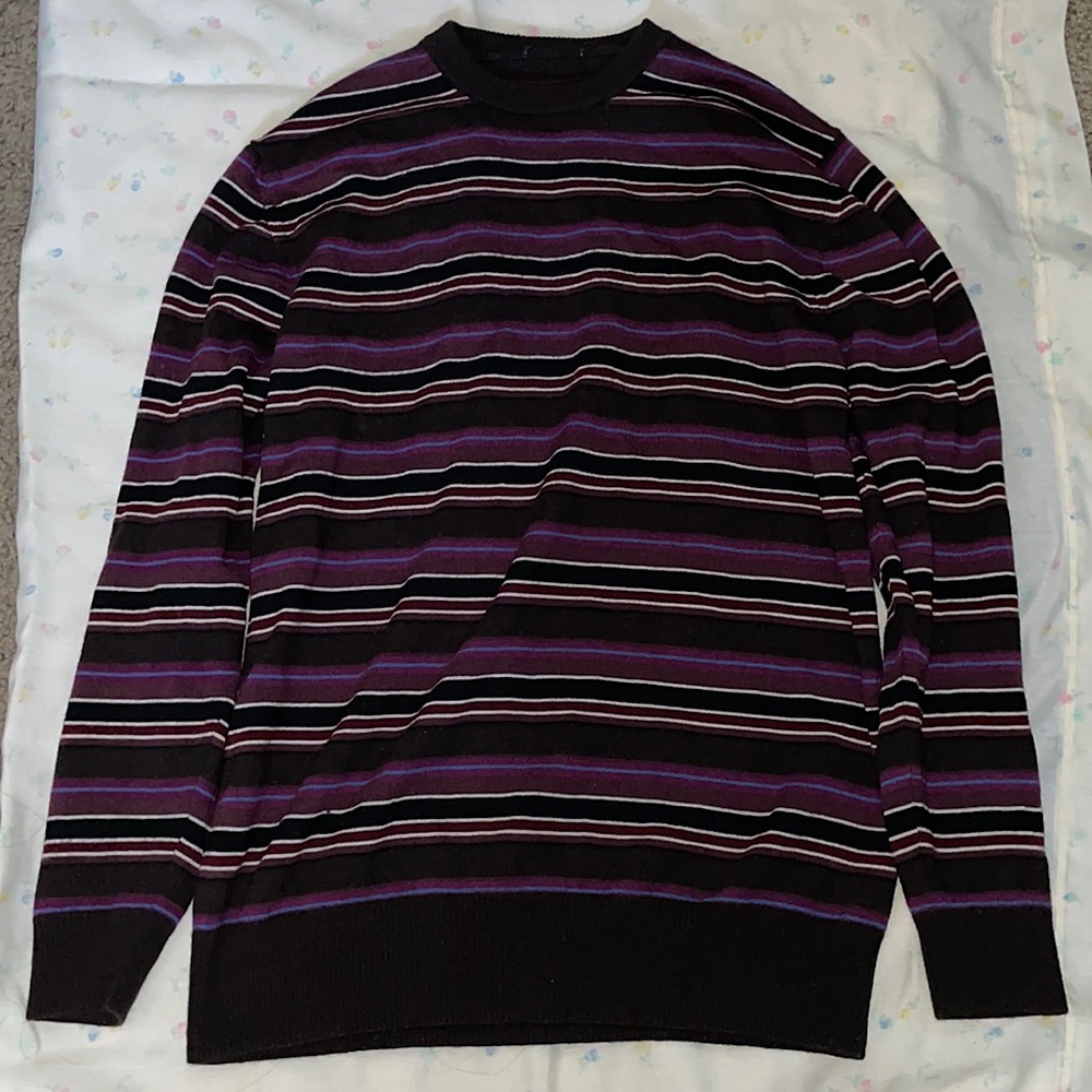 vintage 90’s sweater with multicolor stripes